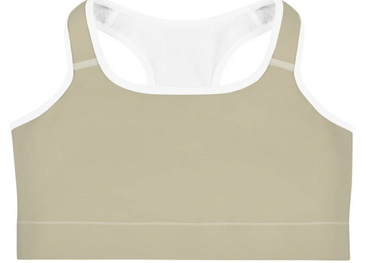 SOLID COLOR SPORTS BRA