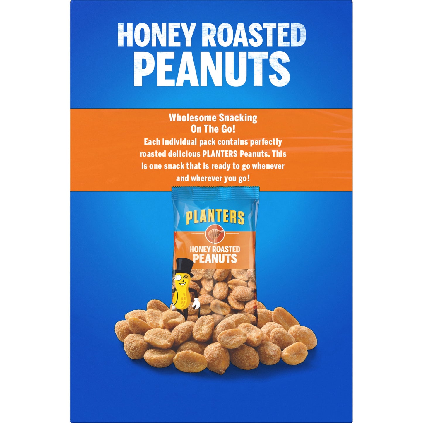 Planters Honey Roasted Peanuts, 10 ct Box, 1 oz Packs