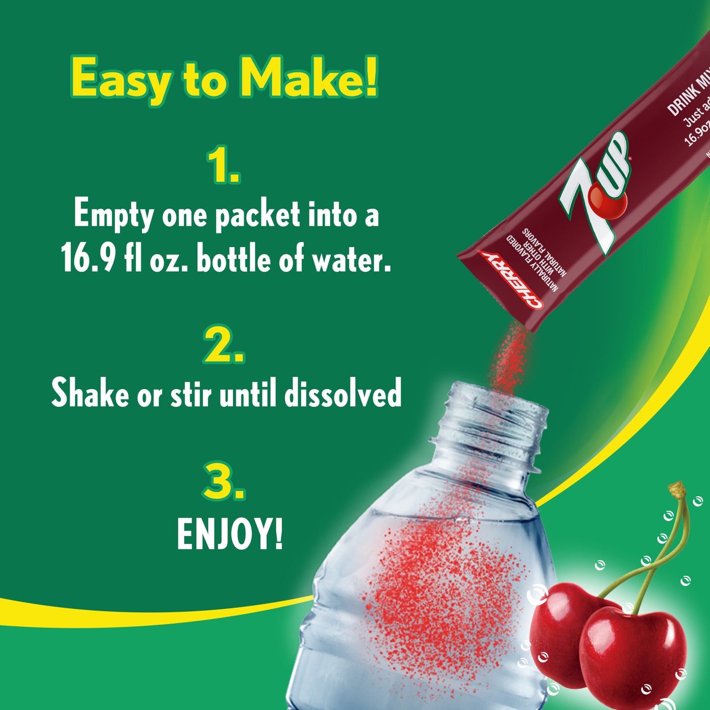 7-UP Powder Drink Mix, Cherry